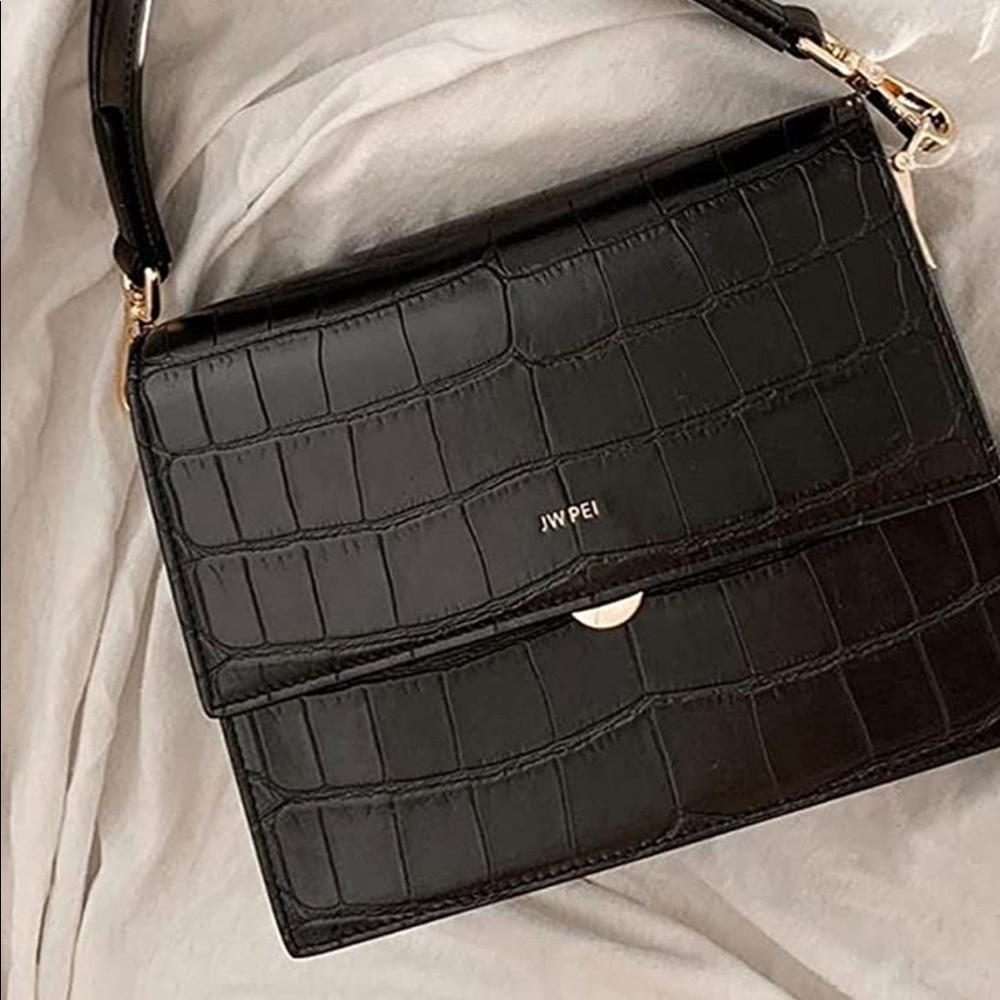 JW PEI vegan black bag (used once)